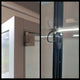 Glass Display Cabinet frame and lighting detail